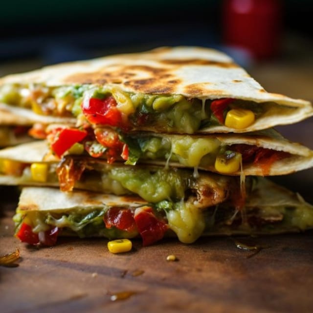 Vegetarian Fajitadilla.