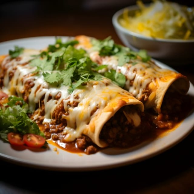 New Mexico Enchiladas Platter.