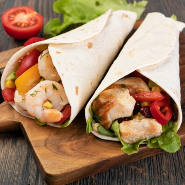 Shrimp Burrito.