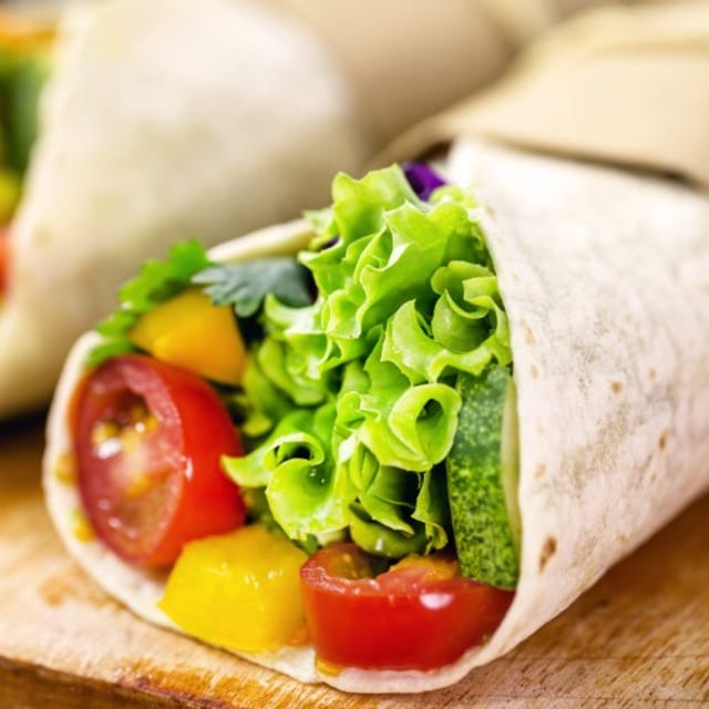 Vegetarian Burrito.